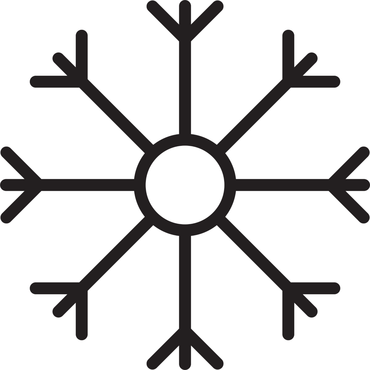 vecteezy snowflake icon clip art 22188427